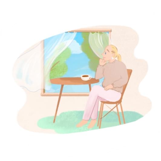 理想の緑の中で、日常を楽しみたい